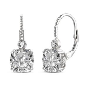 Genevive Marie CZ Zirconia Leverback Drop Earrings✨️ NIB